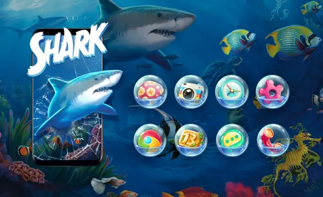 Shark Attack Theme Hungry shark world android App screenshot 0