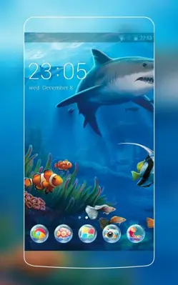 Shark Attack Theme Hungry shark world android App screenshot 1